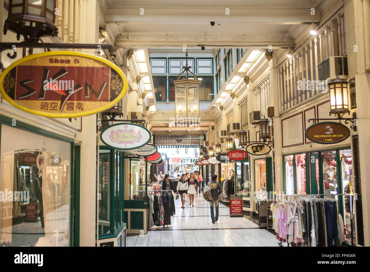 Queen street shop auckland north Fotos und Bildmaterial in hoher