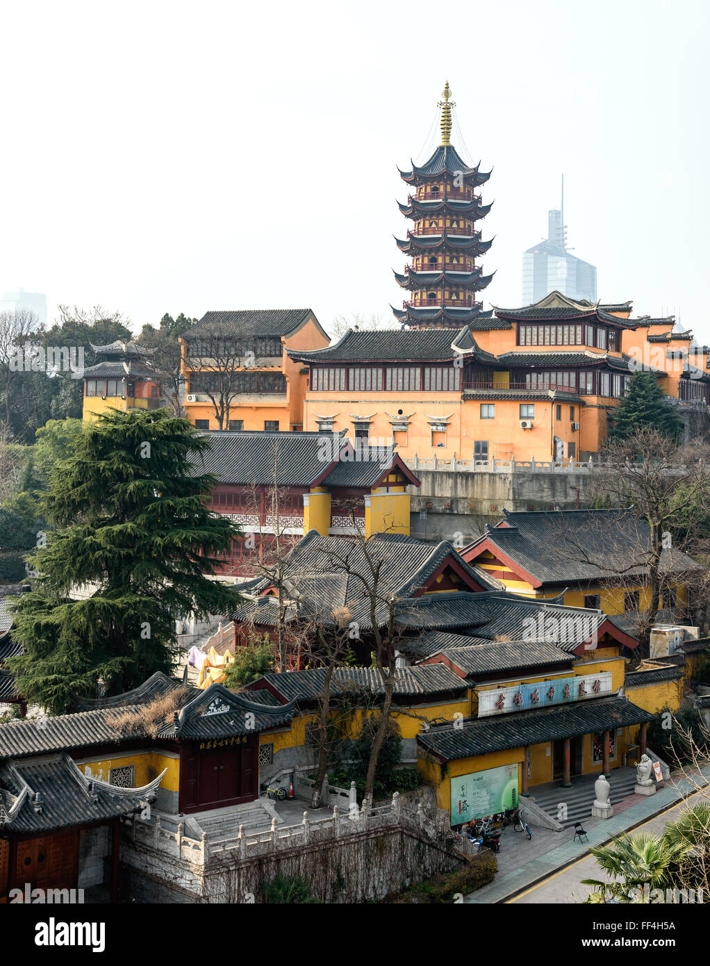 Die Jiming Tempel gehört zu den ältesten buddhistischen Tempel in Nanjing, Jiangsu, China. Stockfoto