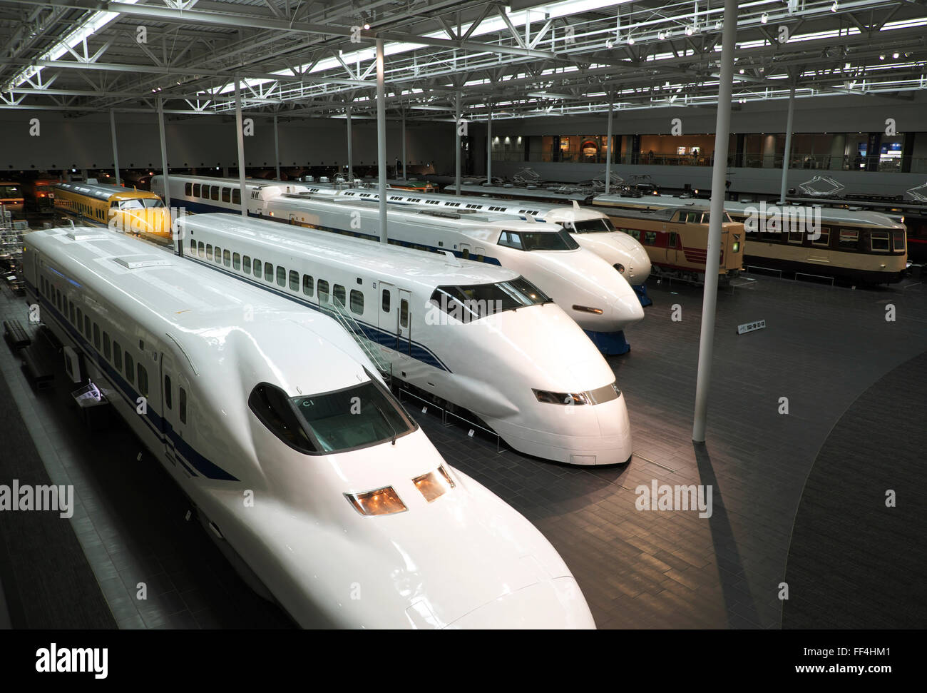 SCMaglev und Bahnpark, ein Eisenbahnmuseum im Besitz von Central Japan Railway Company in Nagoya Stockfoto