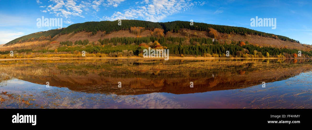 Pontsticill Stausee, Brecon Beacons, Wales im Herbst. Stockfoto