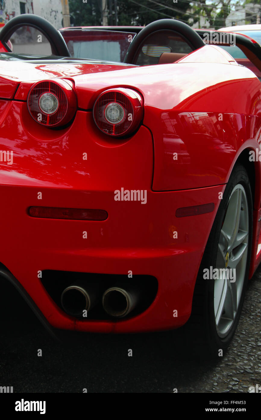 Ferrari 430 Spider-Rücklicht Stockfoto
