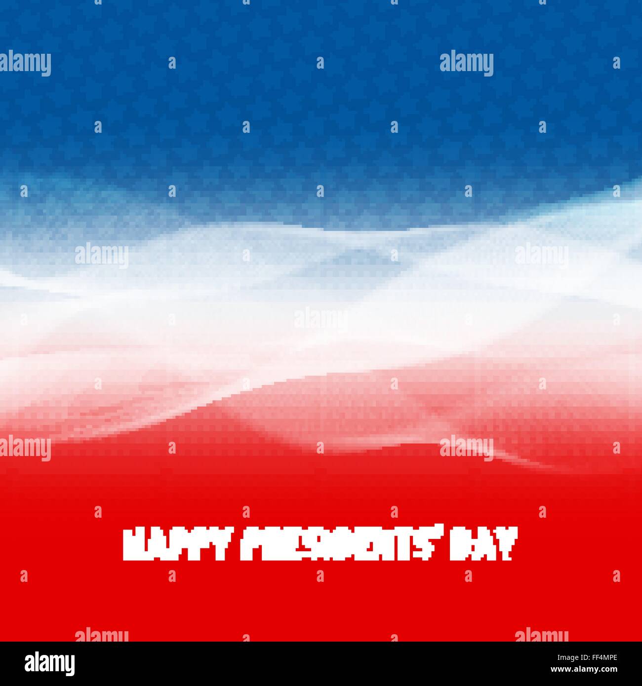 Glücklich Presidents' Day abstrakten Hintergrund für Ihr design Stock Vektor