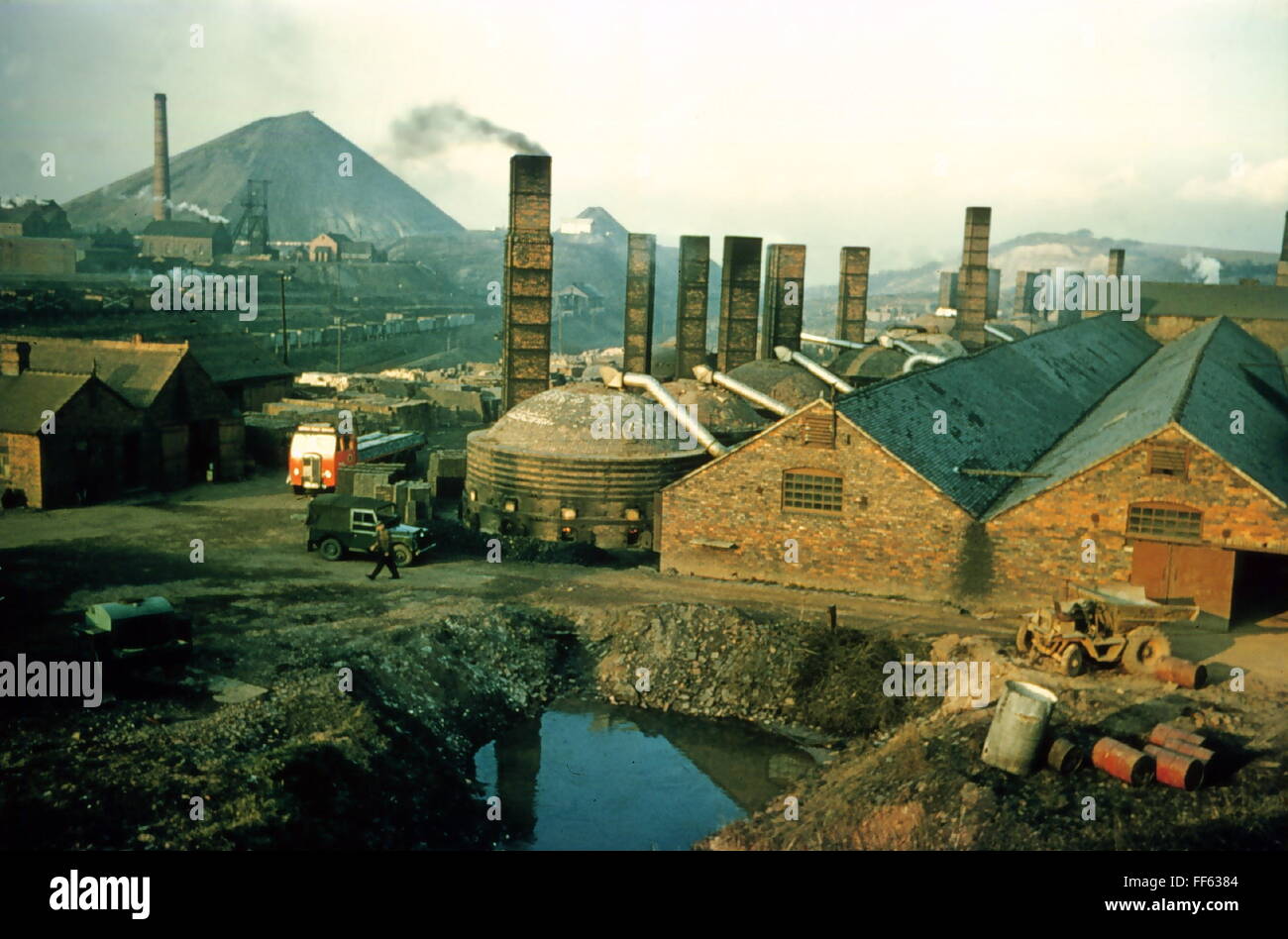 Industrie, Kohlebergbau, Mine 'Töpfereien', Großbritannien, 1950er Jahre, , zusätzliche-Rights-Clearences-not available Stockfoto