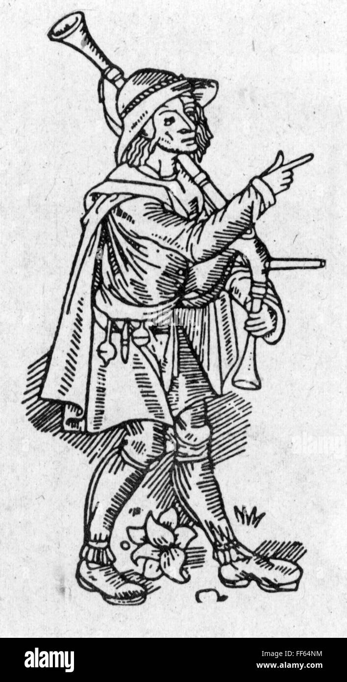 Musik, Musiker, Dudelsack, volle Länge, Holzschnitt, 16. Jahrhundert, Pfeifen, Dudelsack, Dudelsack Dudelsack, Dudelsack, Musikinstrument, Musikinstrumente, Schlüssel, Schlüssel, Blasinstrumente, Blasinstrument, Holzblasinstrument, Holzblasinstrumente, Aerophon, Deutschland, Renaissance, Mode, Kleidung, Hut, Hüte, Kopfbedeckungen, Mantel, Mäntel, Umhang, Kapes, Menschen, Mann, Männer, Mann, Dudelsack, Dudelsack, Pfeifer, Pfeifer, Pfeifer, Pfeifer Holzschnitt, Holzschnitte, historisch, historisch, Zusatz-Rechte-Clearenzen-nicht vorhanden Stockfoto