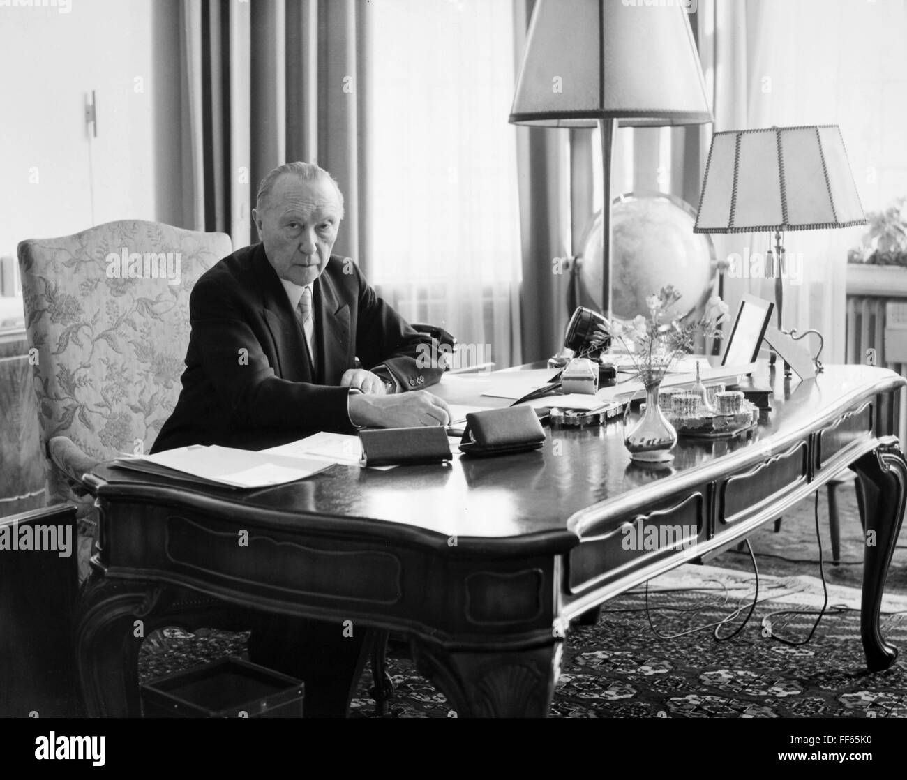 KONRAD ADENAUER (18761967). /nGerman Staatsmann und Bundeskanzler der