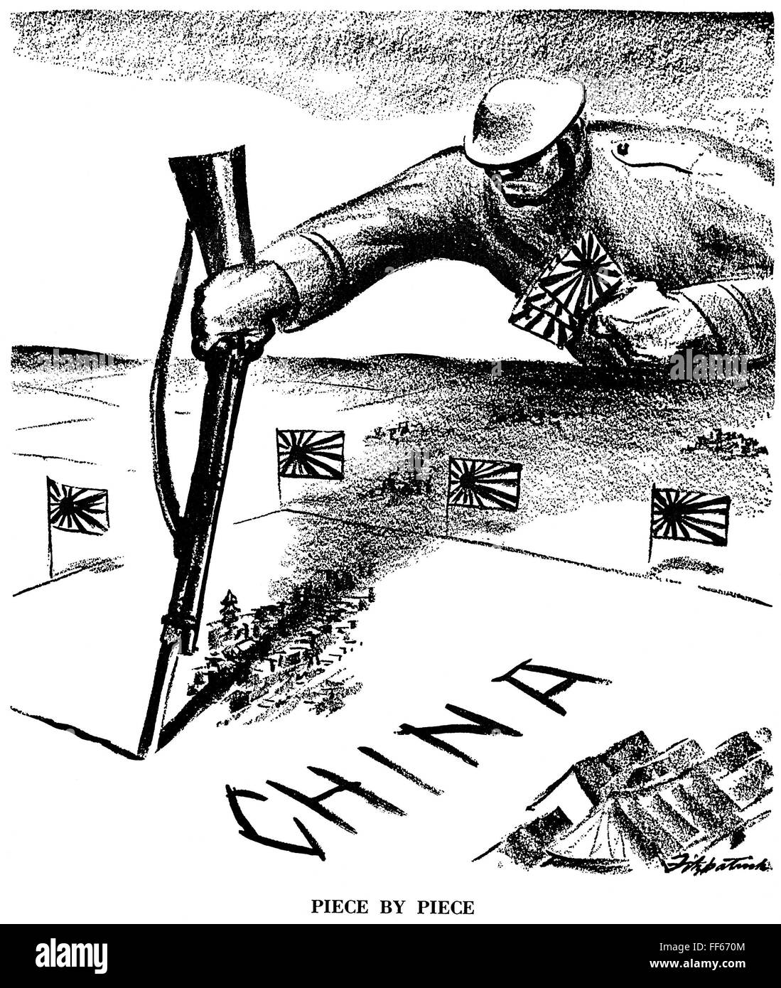 JAPAN: IMPERIALISMUS, 1937. /n'Piece durch Stück. 