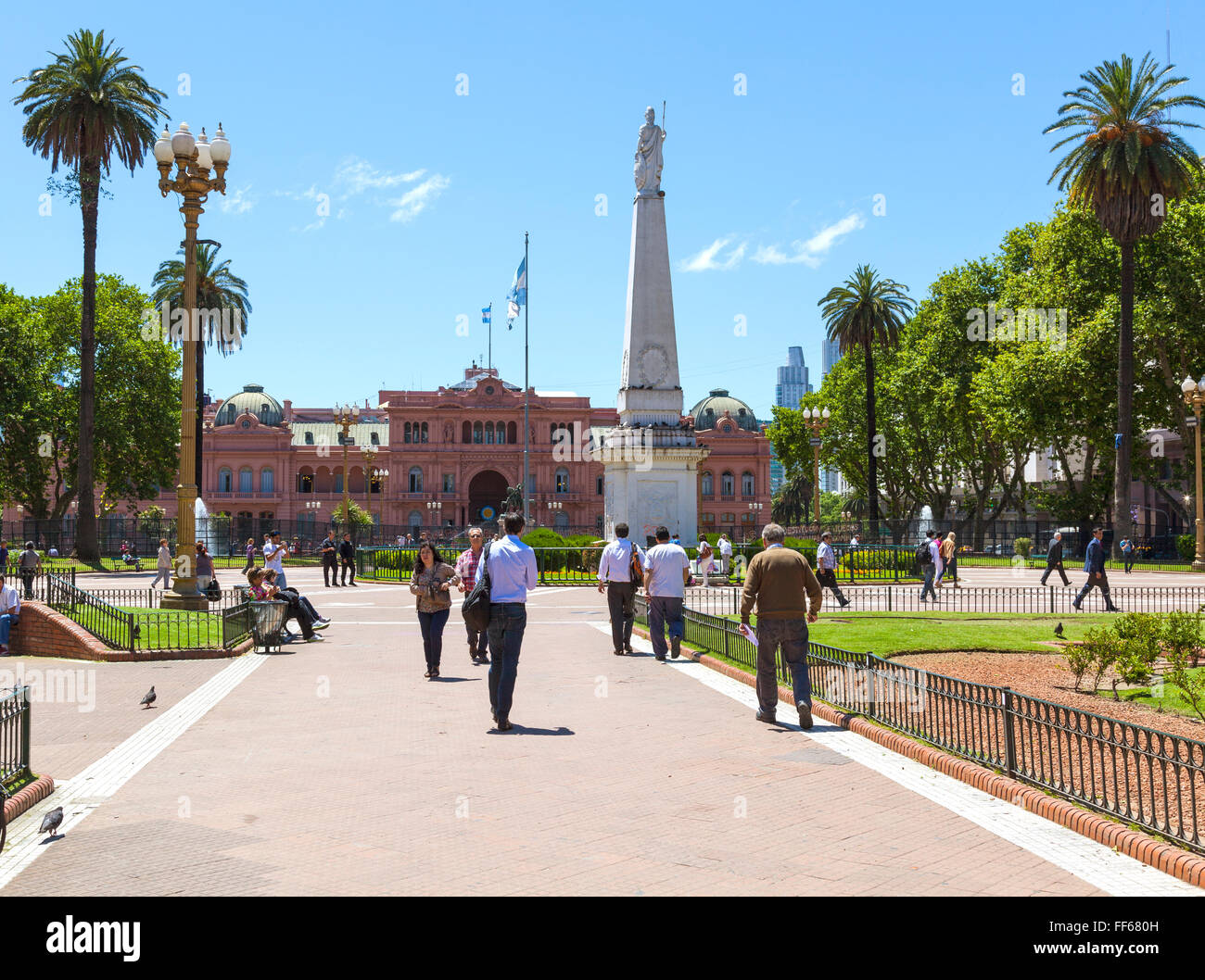 Plaza de Mayo, Buenos Aires, Argentinien Stockfoto