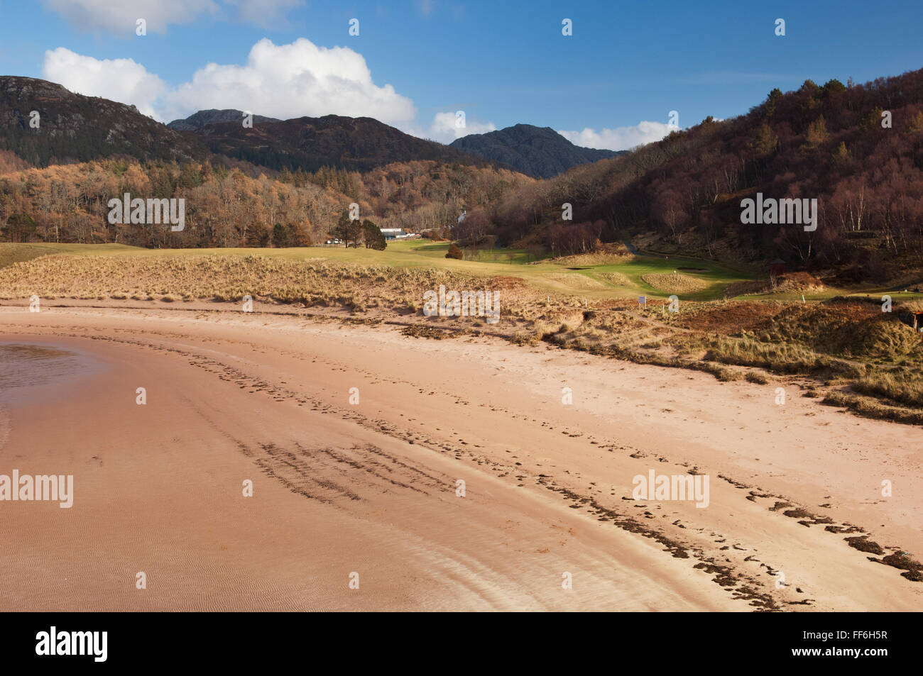 Gairloch Strand - Ross-Shire, Schottland. Stockfoto