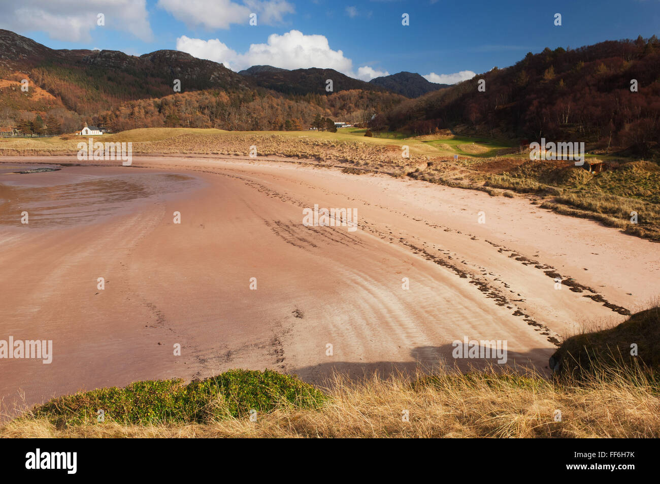 Gairloch Strand - Ross-Shire, Schottland. Stockfoto