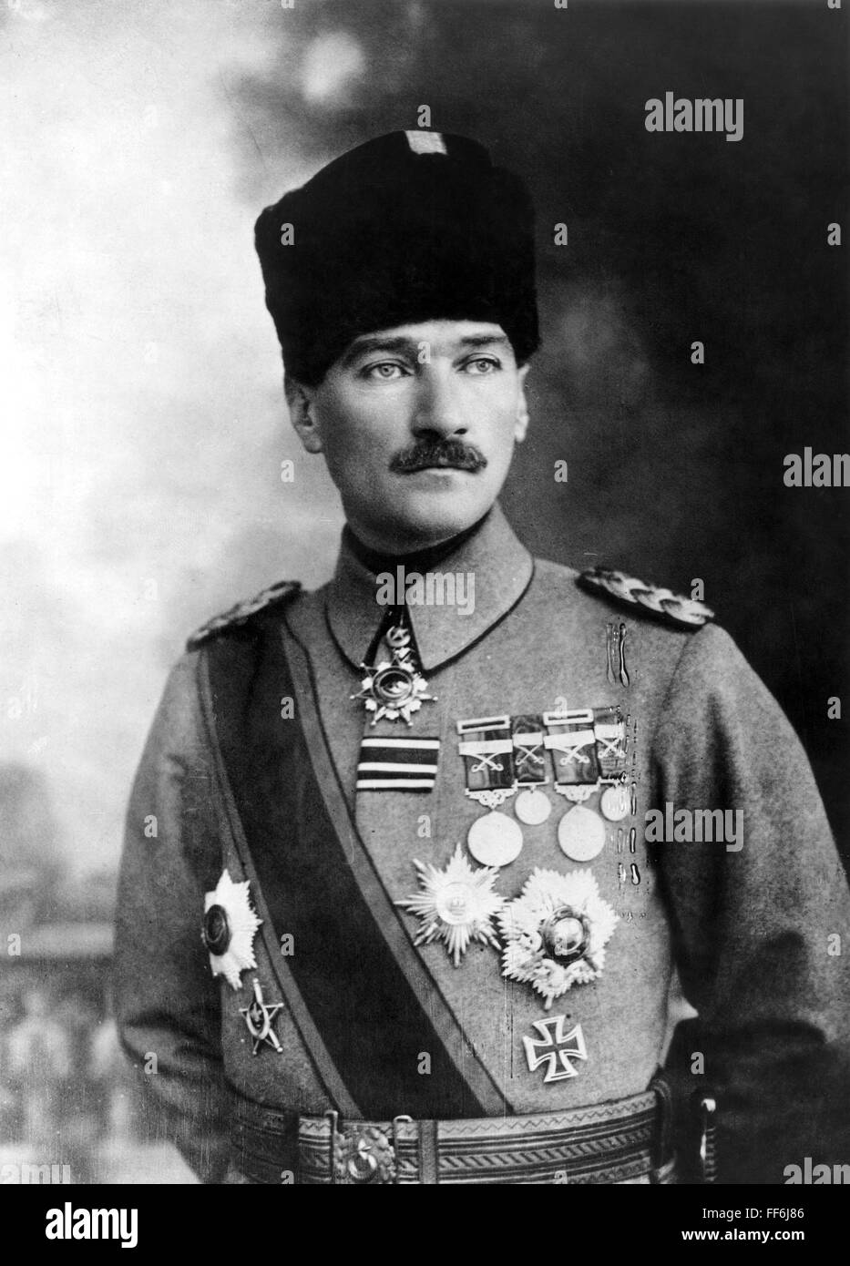 MUSTAFA KEMAL Atatürk /n(18811938). Türkischer Soldat und Staatsmann Stockfotografie Alamy