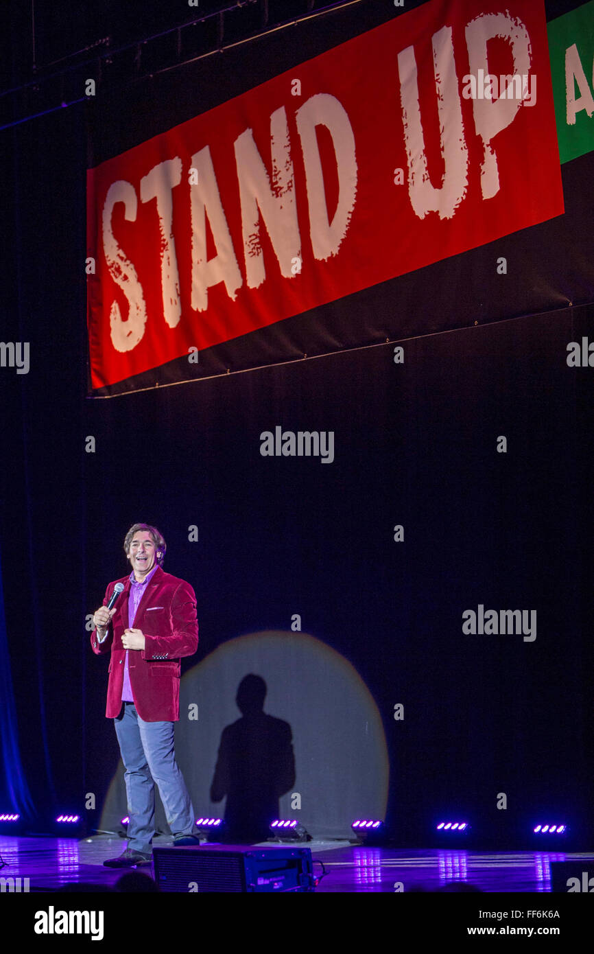 Mark Stahl. Die Versammlung der Völker präsentiert: Stand Up Against Sparmaßnahmen. Live at the Hammersmith Apollo. London. Stockfoto