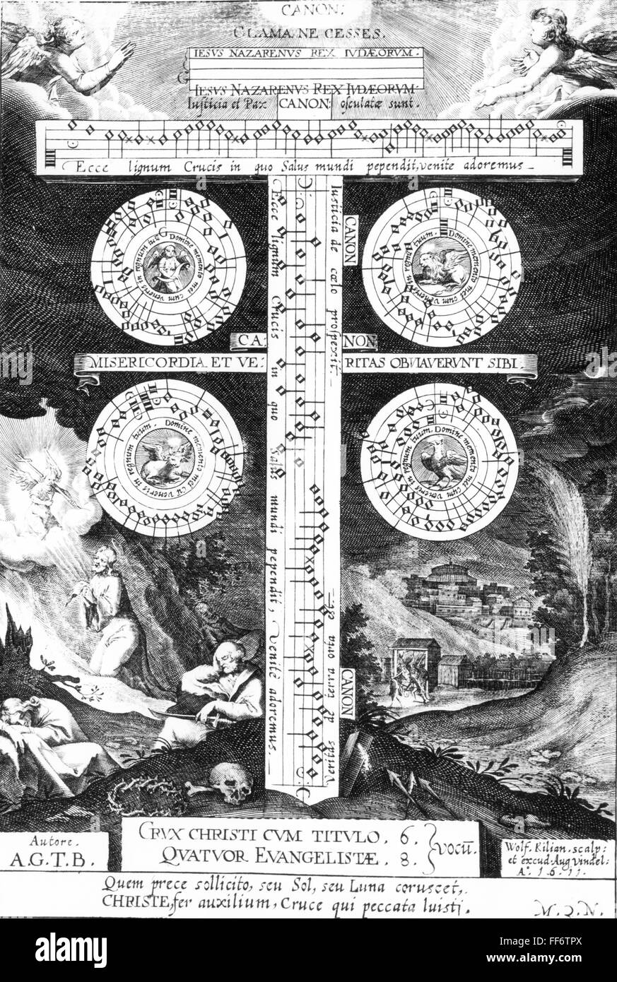 Musik, Allegorien, der Gesang, Kupferstich, 1611, Artist's Urheberrecht nicht geklärt zu werden. Stockfoto