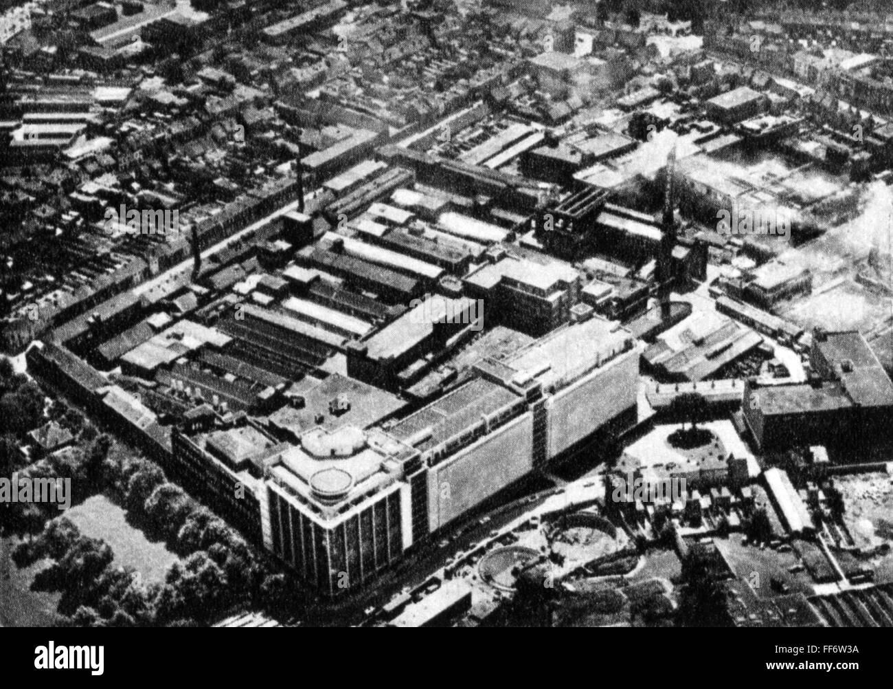 Geographie / Reisen, Belgien, Antwerpen, Gebäude, Werk der Gevaert Foto Firma, Außenansicht, 20. Jahrhundert, Unternehmen, Unternehmen, Fabrik, Fabriken, Luftbild, Luftbild, Luftbild, Luftbilder, Luftbilder, Luftbilder, Luftbilder, Fotografie, Fotopapier, Benelux, Benelux Land, Benelux Staat, Benelux Länder, Benelux Staaten, Westeuropa, Europa, Architektur, Antwerpen, Antwerpen, Gebäude, Gebäude, Pflanzen, Pflanzen, historisch, historisch, zusätzliche-Rechte-Clearences-nicht vorhanden Stockfoto