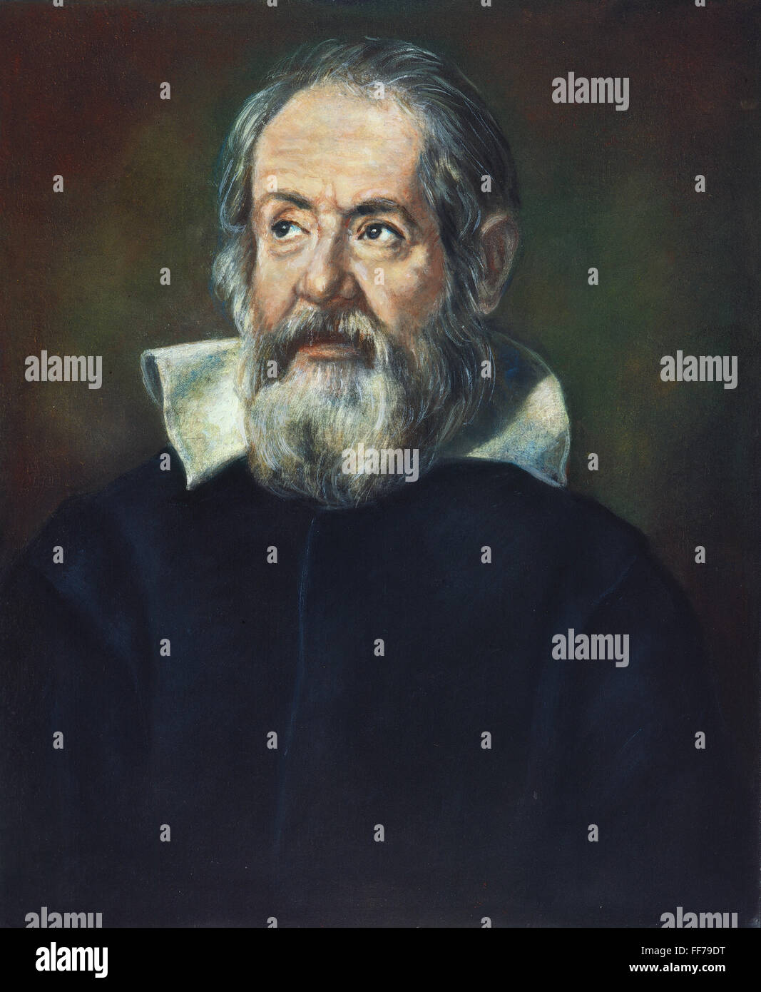 GALILEO GALILEI (1564-1642). /nItalian Astronom, Mathematiker und Physiker. Nach dem Gemälde von Justus Sustermans. Stockfoto
