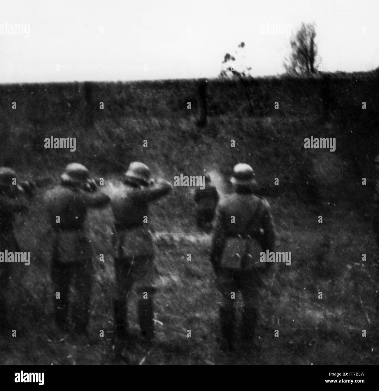 Ereignisse, 2. Weltkrieg, Polen, deutsche Besetzung, Hinrichtung in einem Dorf in der Nähe von Novy Sacz, 1943, zusätzliche-Rechte-Clearences-nicht vorhanden Stockfoto