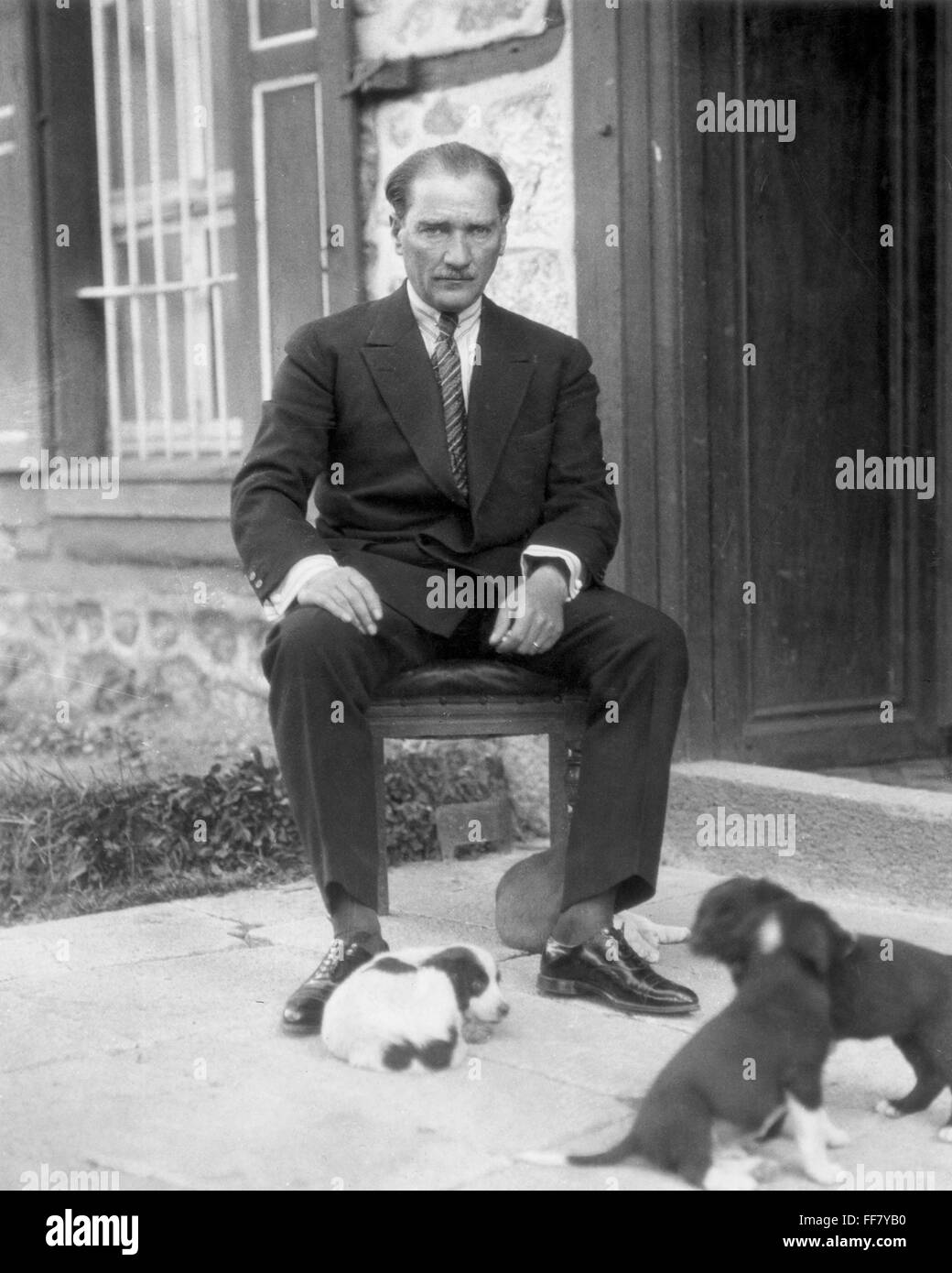 MUSTAFA KEMAL Atatürk /n(18811938). Türkischer Soldat und Staatsmann. Foto, n.d Stockfotografie