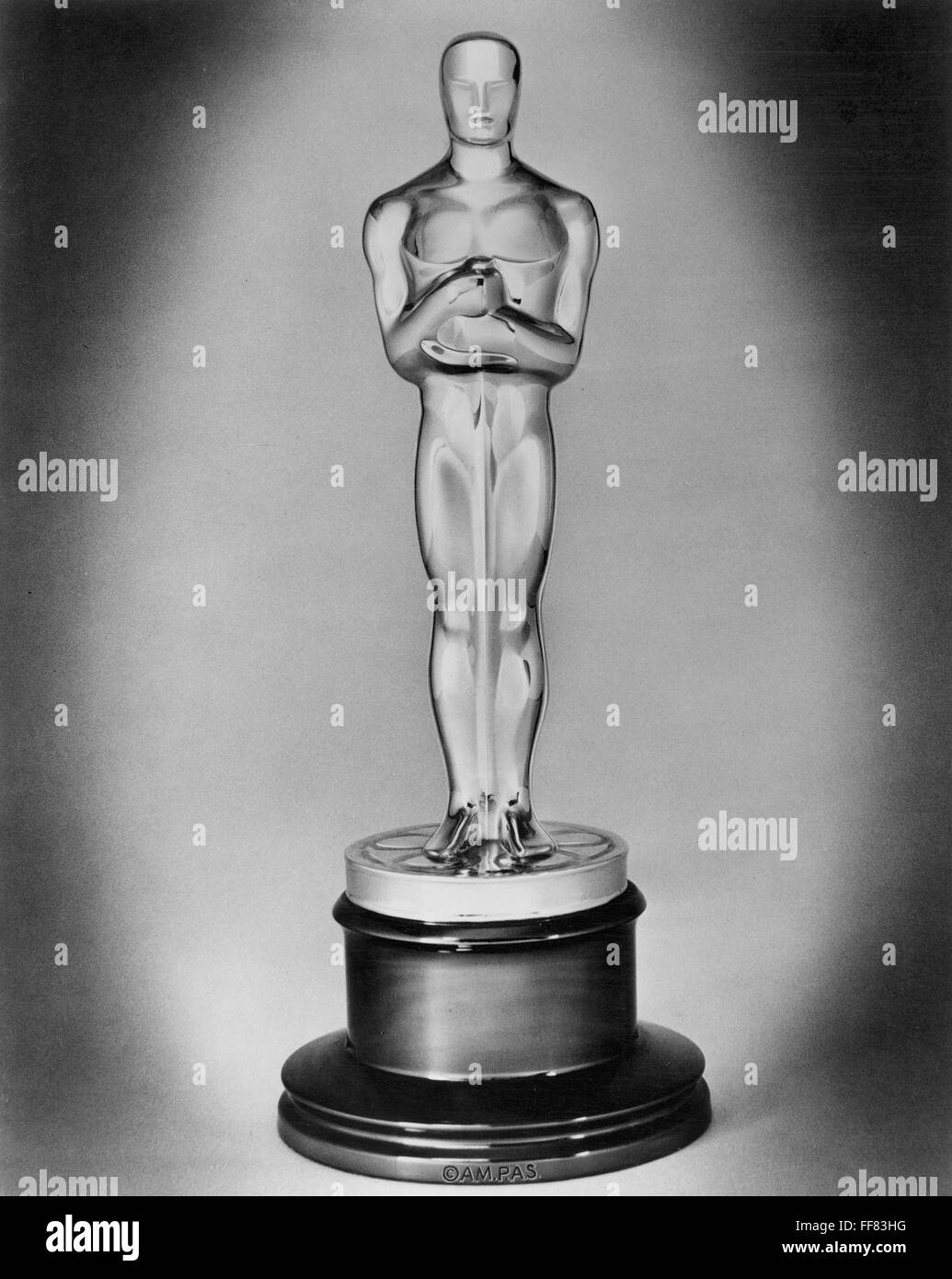 Filme: OSCAR, 20. C. /nThe 'Oscar'-Statuette jährlich von der American Academy of Motion Picture Arts and Sciences. Stockfoto