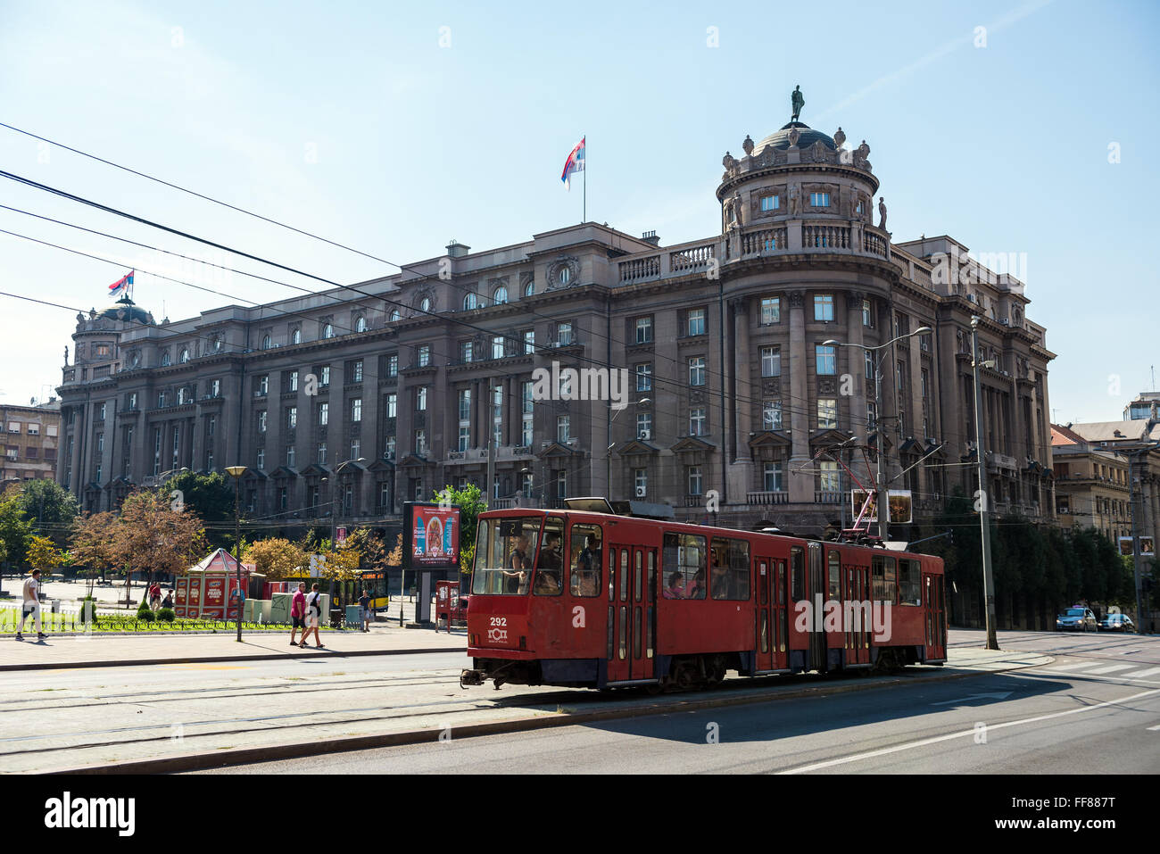 Außenministerium der Republik Serbien-Gebäudes am Nemanjina Straße in Belgrad Stockfoto