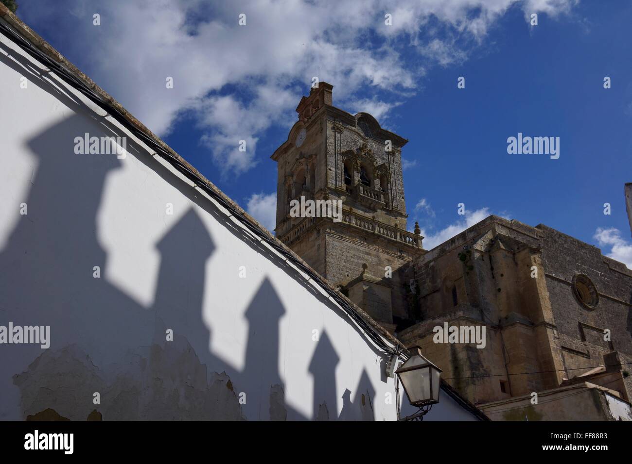 Iglesia de San Pedro, Arcos De La Frontera Stockfoto