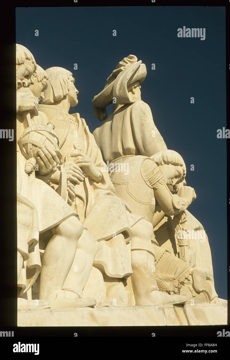 Denkmal der Entdeckungen am Ufer des Flusses Tagus in Belem Lissabon Portugal Stockfoto