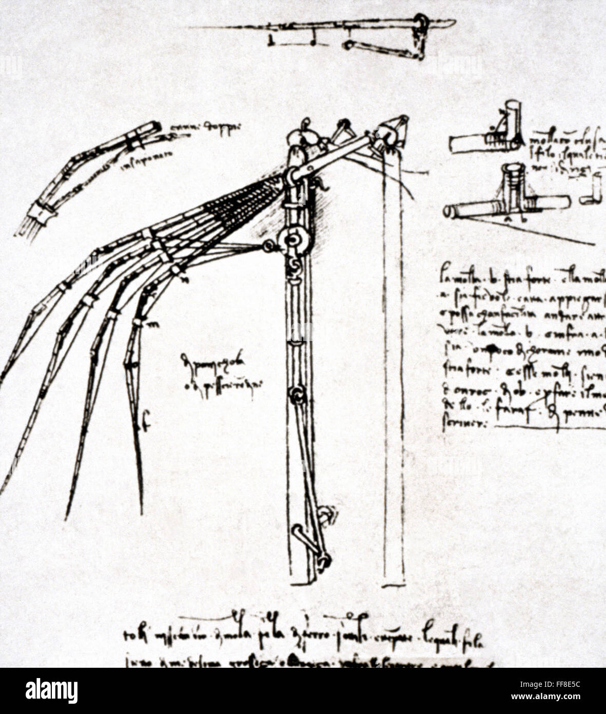 Leonardo Da Vinci Erfindungen Flugmaschine LEONARDO: FLUGMASCHINE. /nLeonardo da Vinci. Flugmaschine