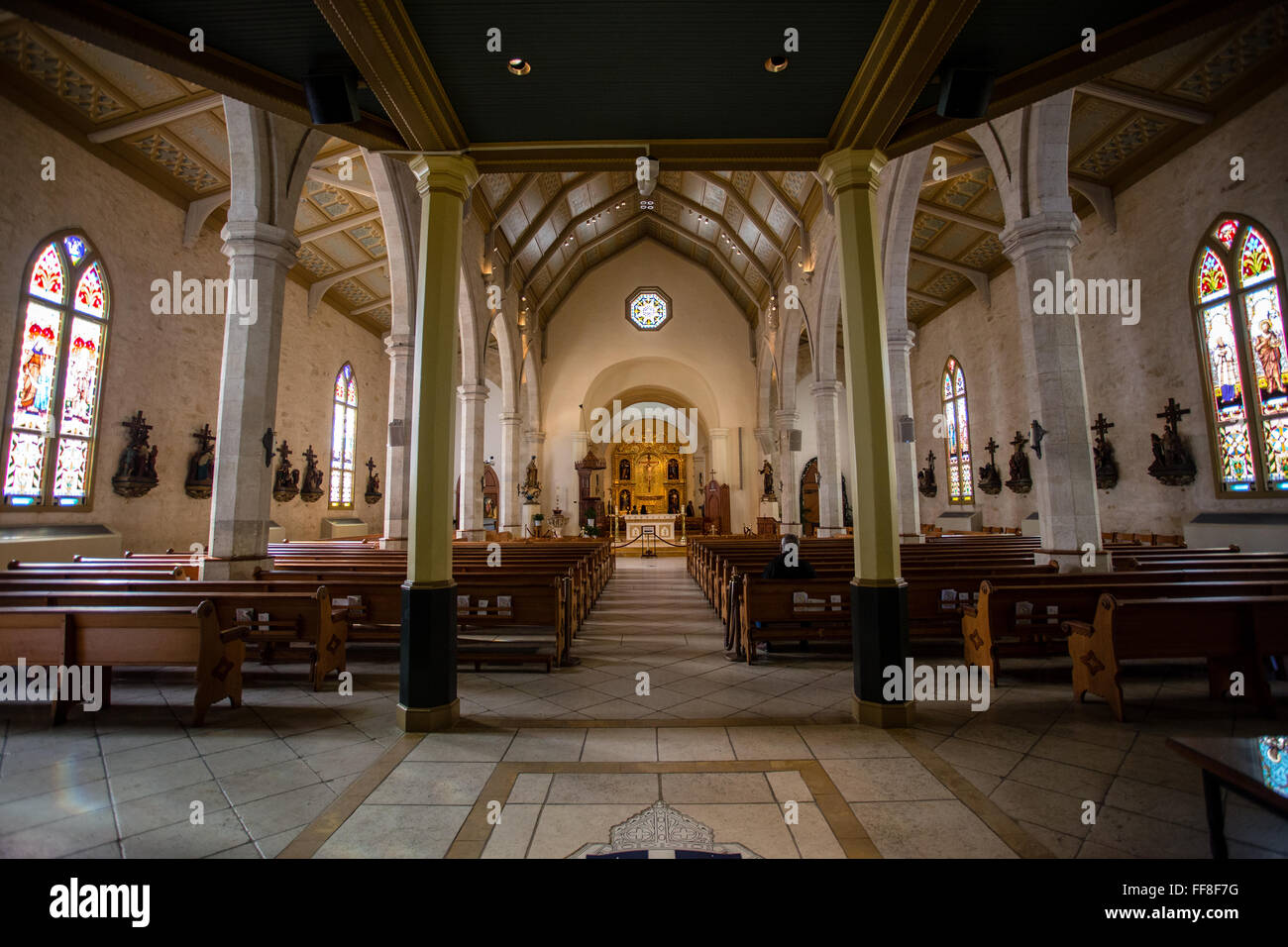 San Fernando Kathedrale innen San Antonio, Texas Stockfoto