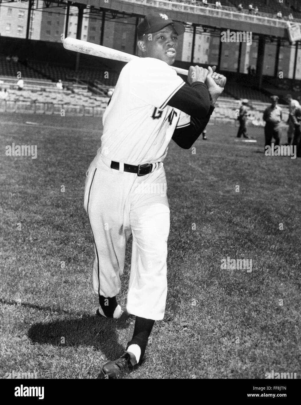WILLIE MAYS (1931-). /nAmerican-Baseball-Spieler. Stockfoto