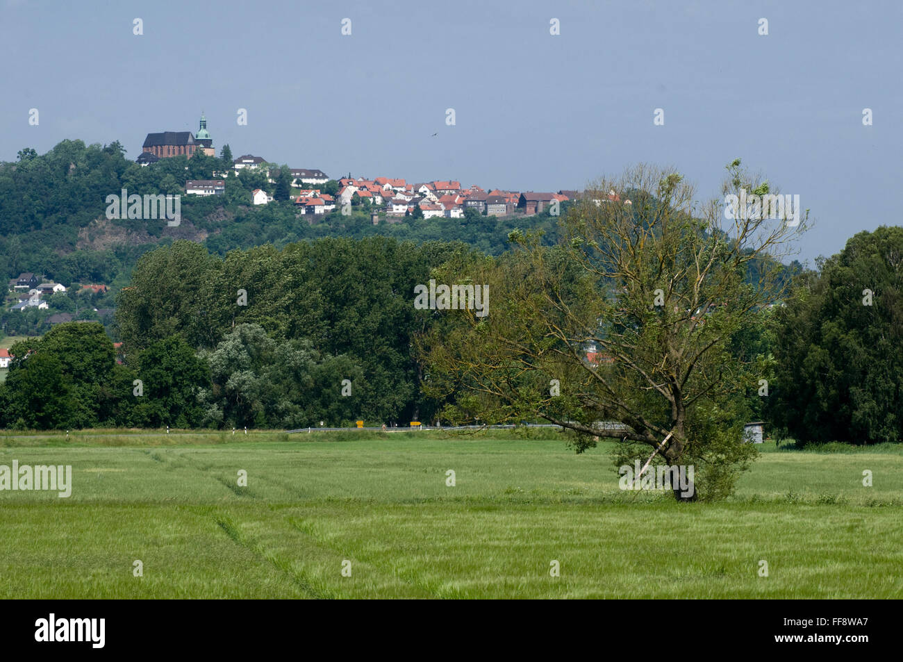 Amöneburg, Oberhessen, Hessen, Deutschland | Amoenburg Hessen, Deutschland Stockfoto
