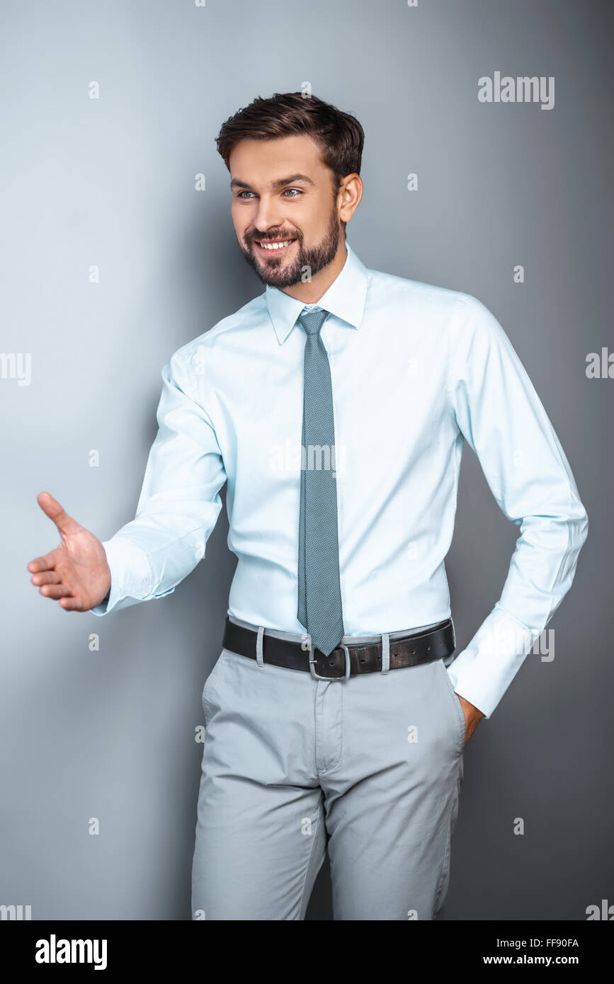 Schönes Konzept für Jungunternehmer Stockfoto