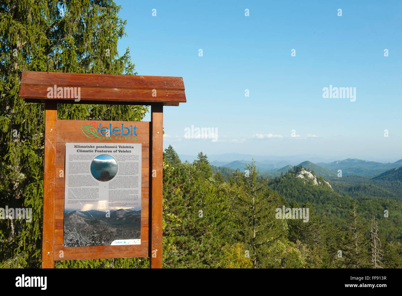 Fernsehreihe, Dalmatien, Nationalpark Velebit Stockfoto