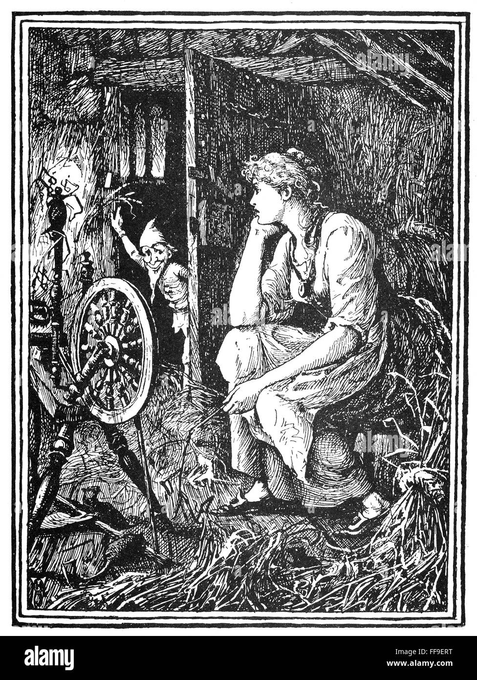 RUMPELSTILZCHEN, 1891. /nRumpelstiltskin und die Müllerstochter