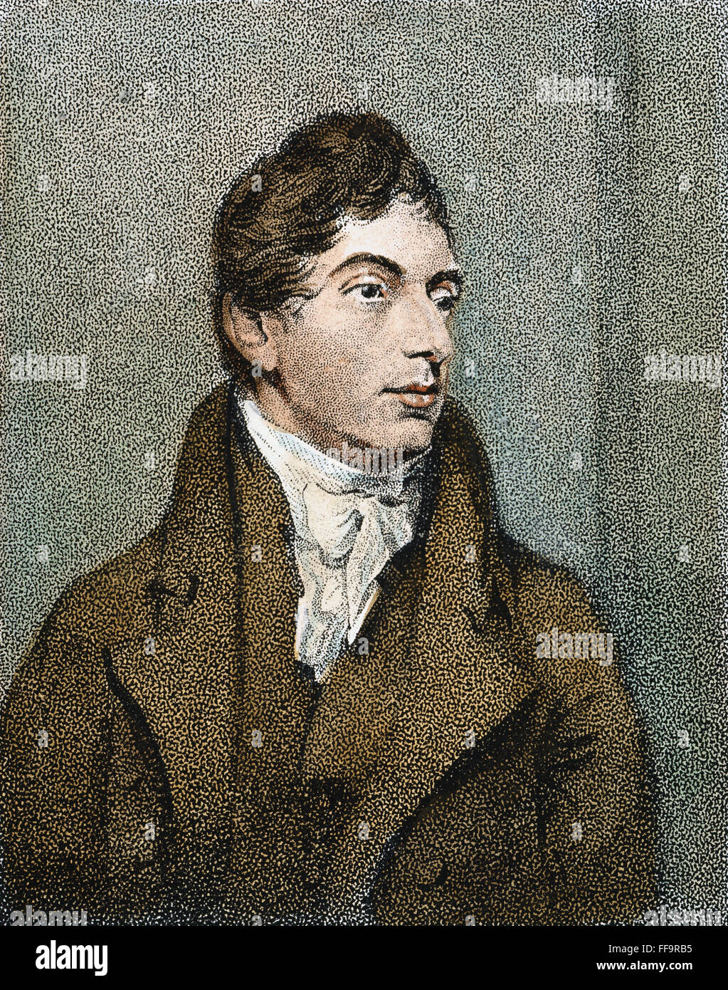 ROBERT SOUTHEY (1774-1843). /nEnglish Dichter und Literat. Stipple Gravur, Englisch, 1814. Stockfoto