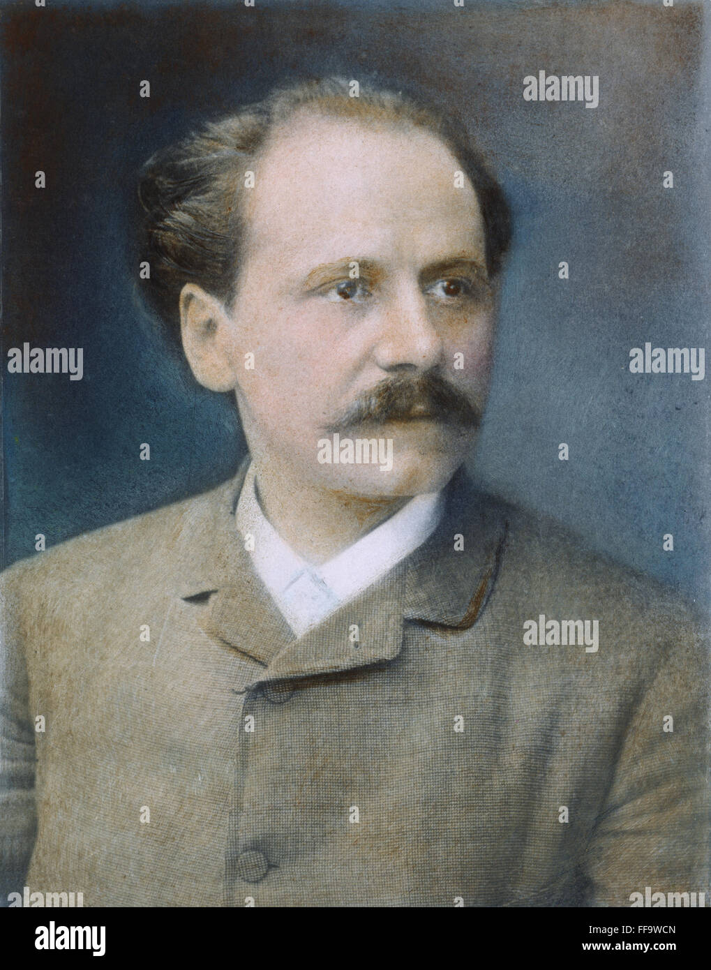 JULES MASSENET (1842-1912). /nFrench Komponist. Öl über ein Foto, 1889, von Nadar. Stockfoto