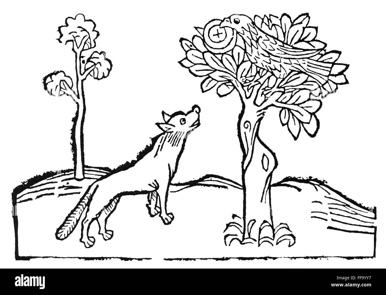 fabel der rabe und der fuchs