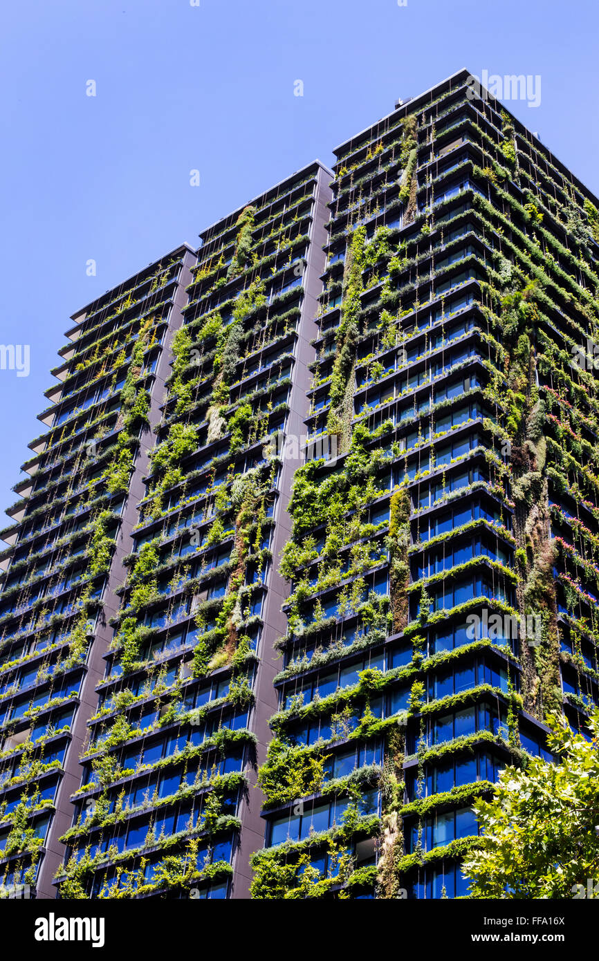 Vertikale Gärten in Sydney Stockfoto