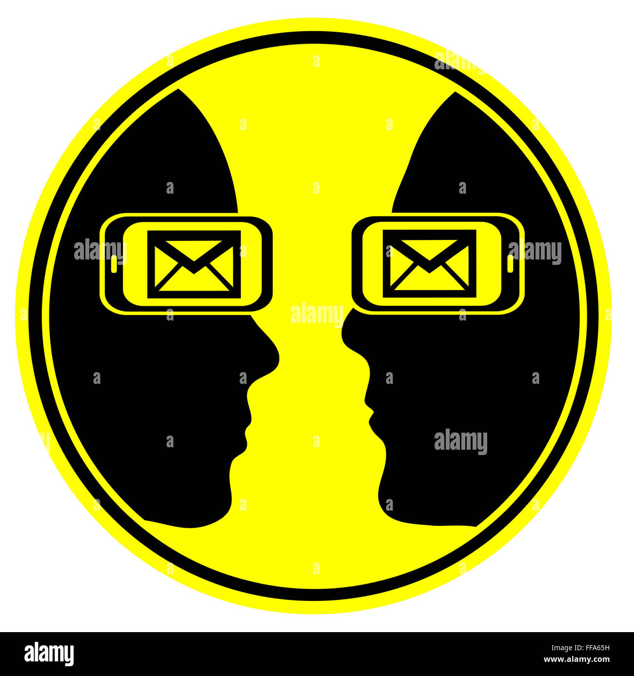 E-Mail-sucht Stockfoto