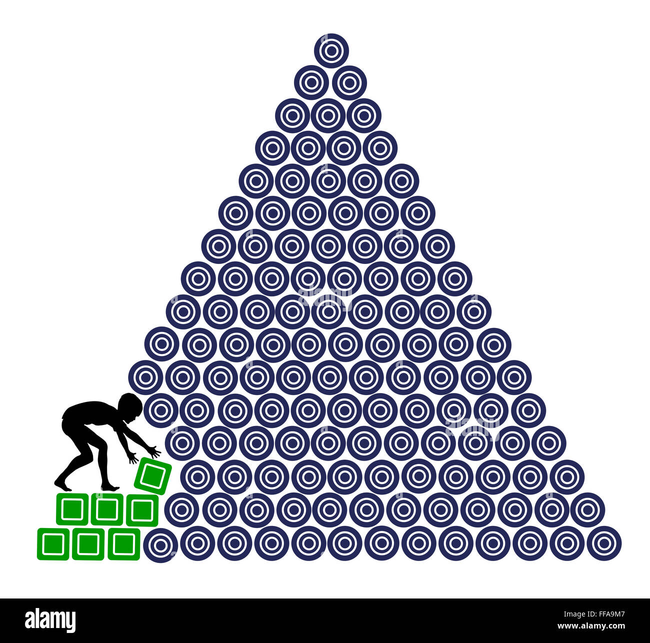 Kinder, die die Welt verändern Stockfoto