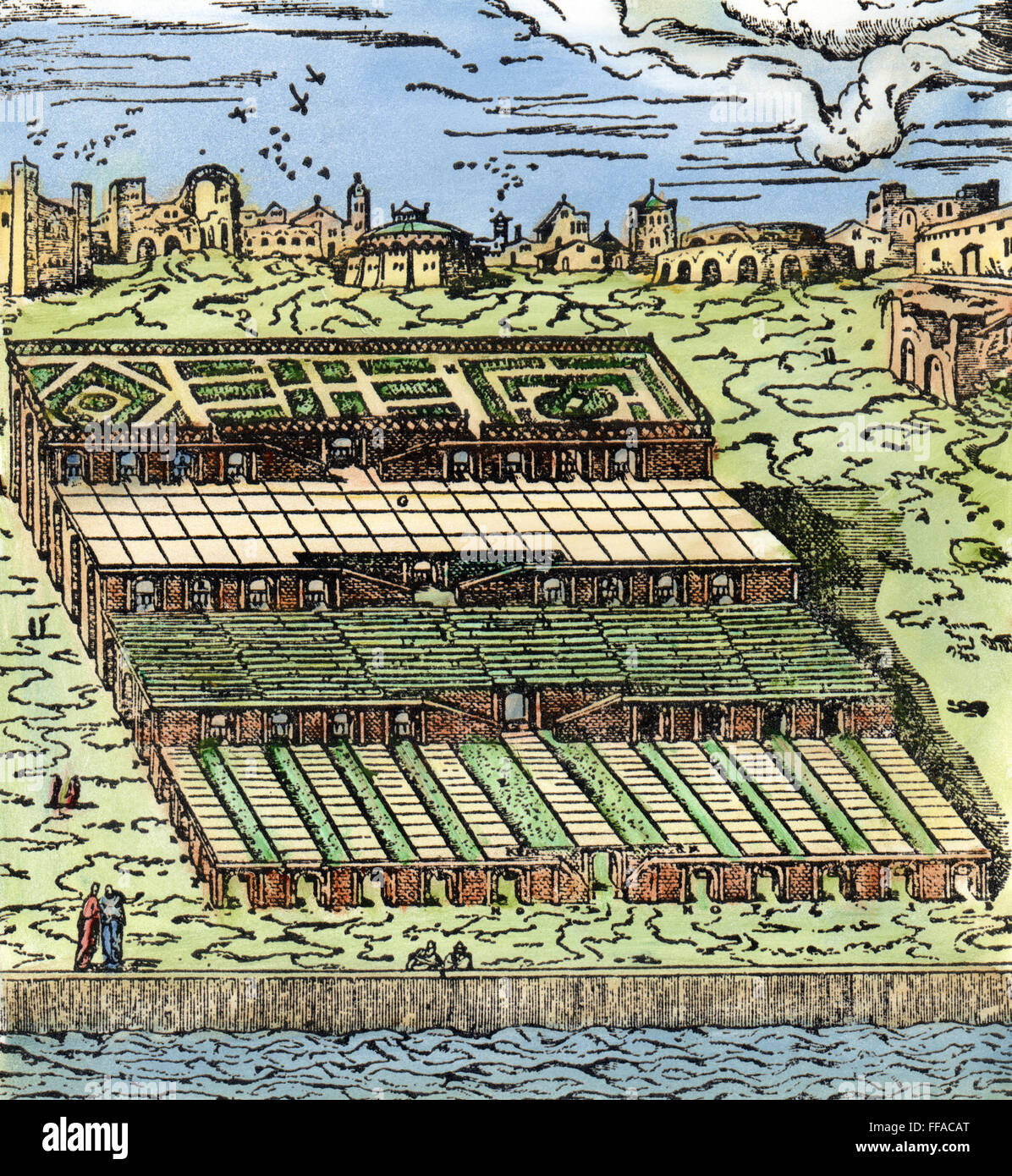 BABYLON HÄNGENDE GÄRTEN. /nThe hängenden Gärten von Babylon