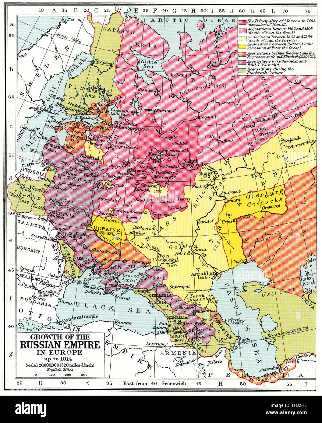 Карта российской империи 1914