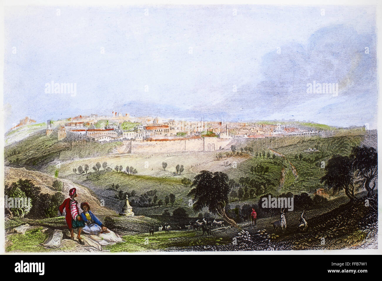 JERUSALEM, c1870. /nSteel Gravur, Englisch, c1870. Stockfoto
