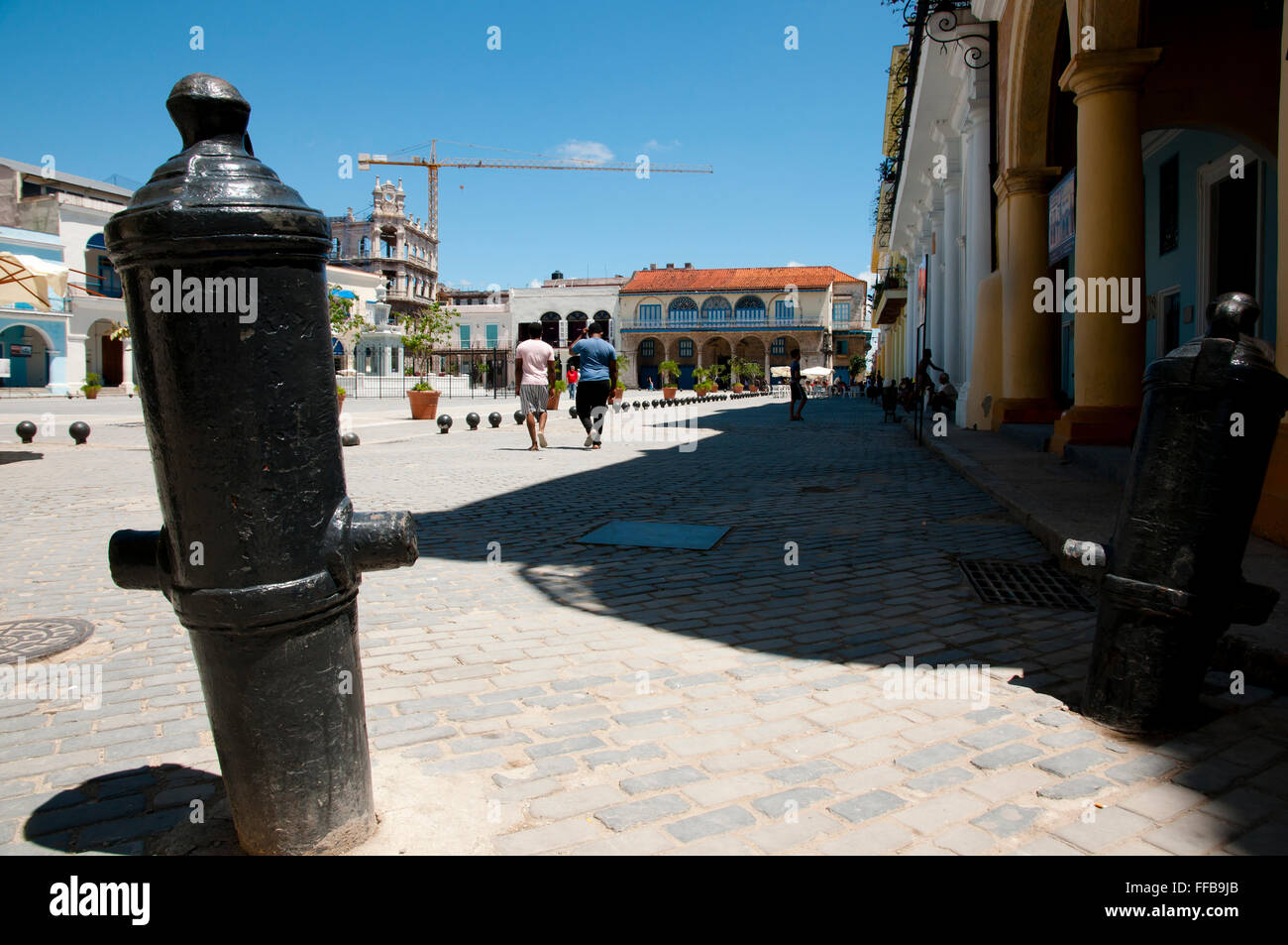 Plaza Vieja - Alt-Havanna - Kuba Stockfoto