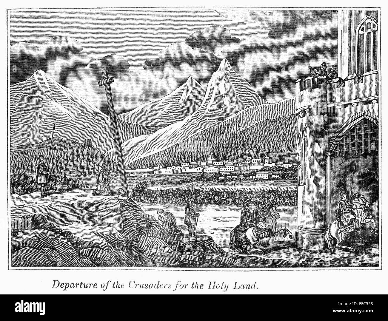 KREUZFAHRER. /nDeparture der Kreuzfahrer ins Heilige Land. 19