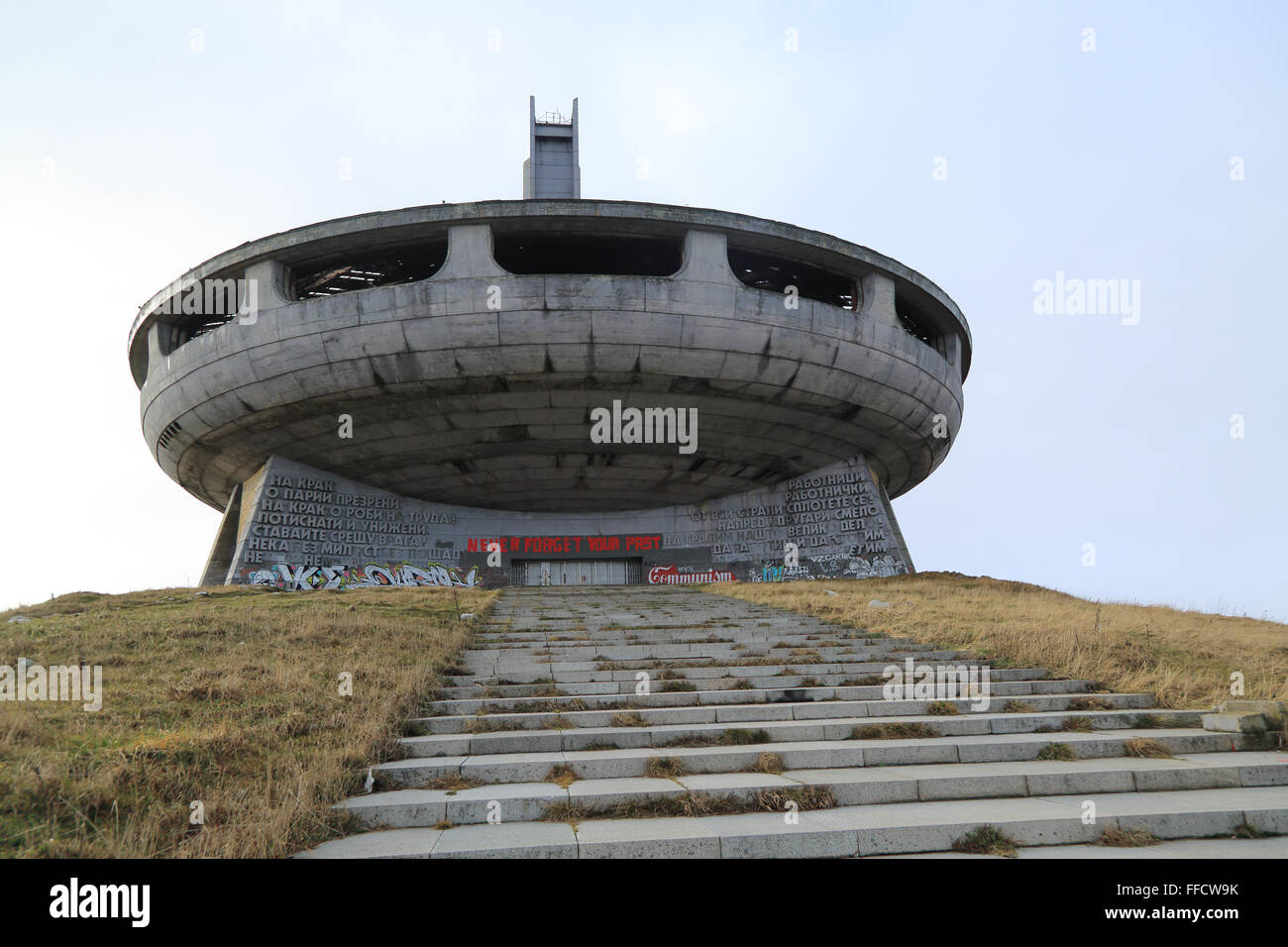 Buzludzha Denkmal ehemaligen KPD Hauptquartier, Bulgarien, Osteuropa Stockfoto