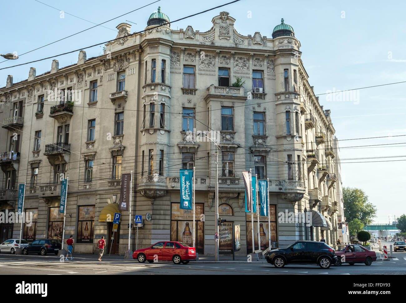 Hotel Bristol Gebäude in Savamala Bezirk, Belgrad, Serbien Stockfoto