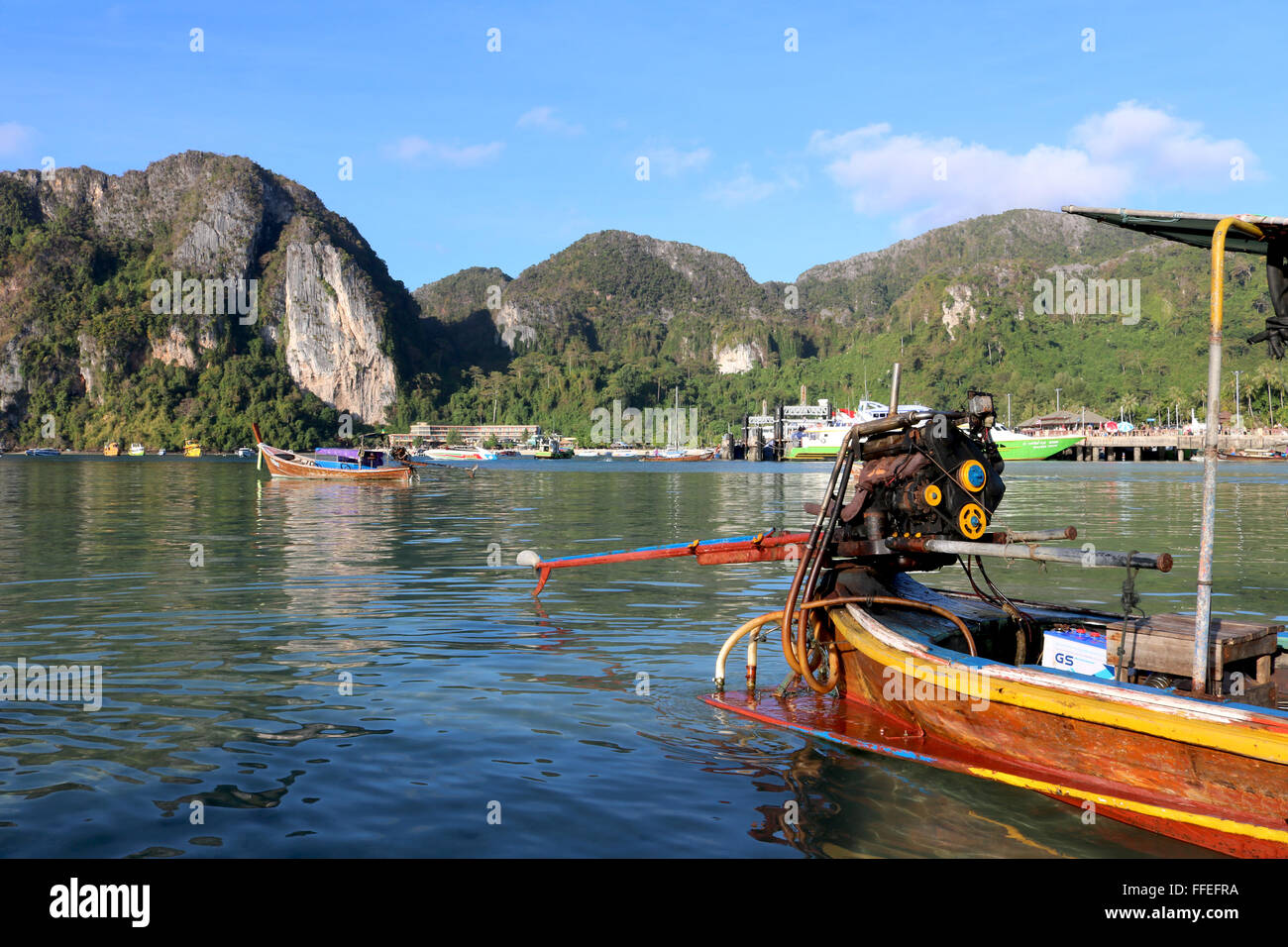 Thailand Krabi Phi Phi Inseln Koh Phi Phi Don Ao Tonsai Adrian Baker Stockfoto