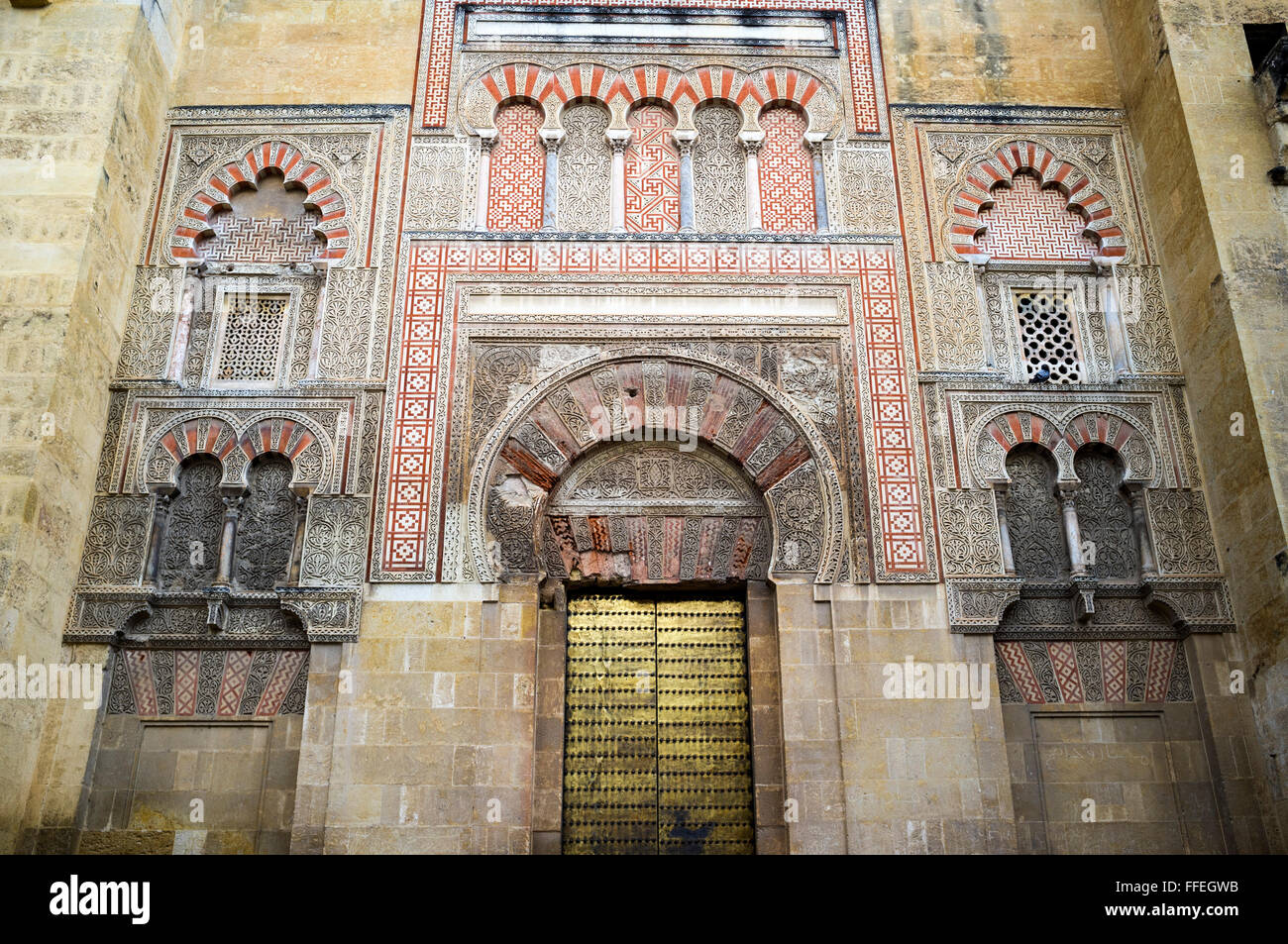 Puerta de San Ildefonso, Mesquita, Cordoba. Andalusien. Spanien Stockfoto