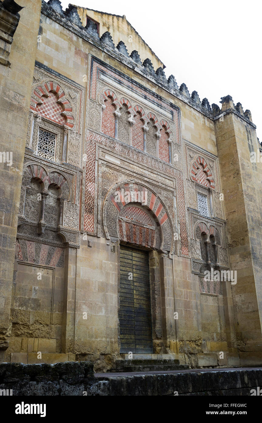 Puerta de San Ildefonso, Mesquita, Cordoba. Andalusien. Spanien Stockfoto