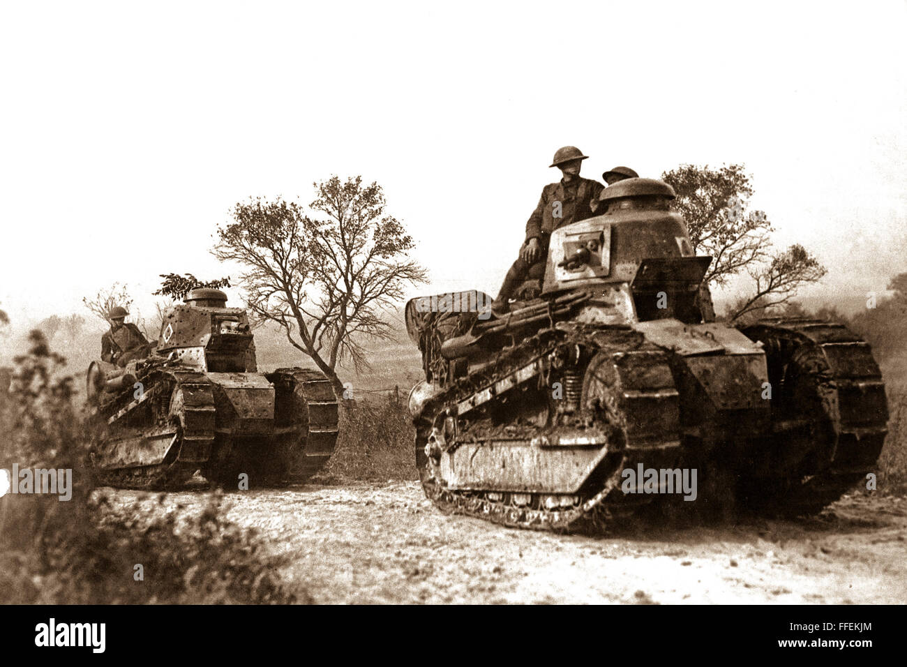 Die amerikanischen Truppen zu der Schlacht im Wald von Argonne, Frankreich. September 26, 1918. Zu Lt. Adrian C. Duff zugeschrieben. (Armee) Stockfoto