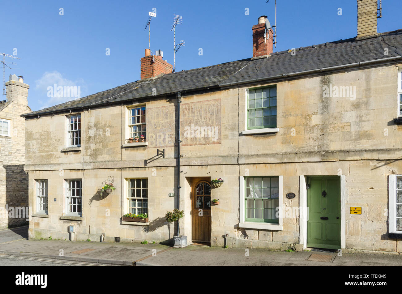 Heute befindet sich die ehemalige North Street-Brauerei in Winchcombe Stockfoto