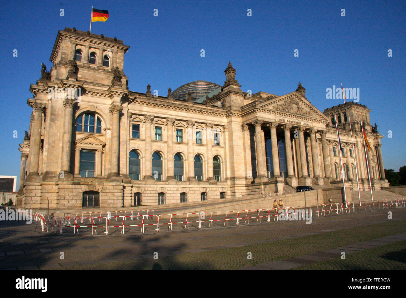 Reichstag, Berlin-Tiergarten. Stockfoto